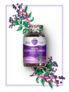 60 organic Ederberry Gummies from All Things Elderberry